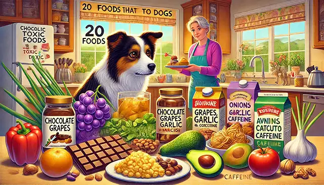 20 aliments mortels pour les chiens