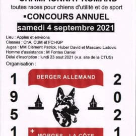 Challenge et Championnat Romand du BA 2021
