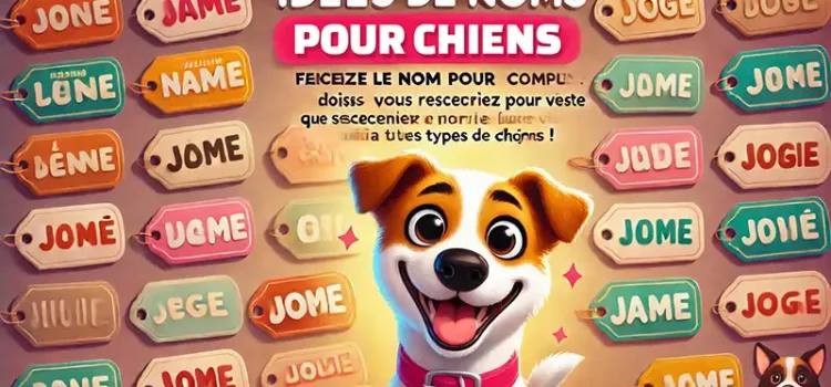 Idées de Noms pour Chiens : Trouvez le Nom Parfait pour Votre Compagnon