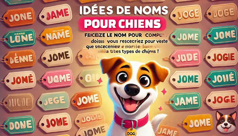 Idées de Noms pour Chiens : Trouvez le Nom Parfait pour Votre Compagnon